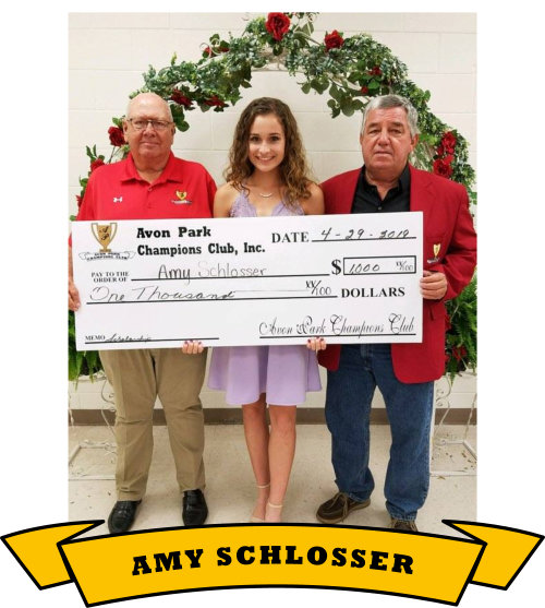 Avon Park Champions Club Scholarship Recipient 2019